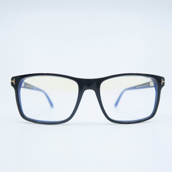Tom Ford TF 5313 001 55mm New Black Rectangular Eyeglasses Frames. - Picture 1 of 7